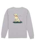 PROPERLY TIED ICE GREY FETCH LONG SLEEVE TEE