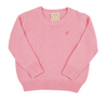 ISABELLE'S SWEATER - SANDPEARL PINK WITH PARROT CAY CORAL STORK