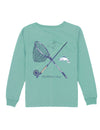 PROPERLY TIED IVY TROUT FISHING LONG SLEEVE TEE