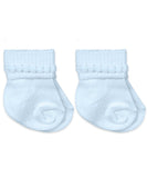 JEFFERIES SOCKS BUBBLE BOOTIE 2 PAIR PACK - WHITE, PINK OR BLUE