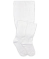 JEFFERIES SOCKS CLASSIC CABLE TIGHTS 1 PAIR - WHITE