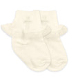 SMOOTH TOE CHRISTENING LACE SOCKS 1 PAIR