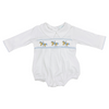 LA LUNA SMOCKED CAROUSEL BOY BUBBLE