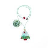 LILIES & ROSES CHRISTMASS TREE NECKLACE