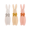 LILIES & ROSES EASTER BUNNY SILHOUETTE ALLIGATOR CLIPS