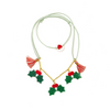 LILIES & ROSES MISTLETOE CHRISTMAS NECKLACE
