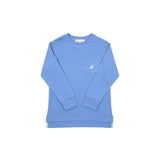 LONG SLEEVE CARTER CREWNECK - BARBADOS BLUE