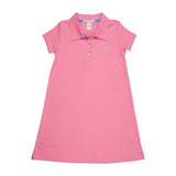 MAUDE'S POLO DRESS - HAMPTONS HOT PINK