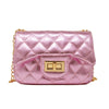 METALLIC CLASSIC MINI HANDBAG- LILAC