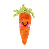 PEBBLE FRIENDLY CARROT RATTLE