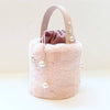 PINK FURRY BUCKET PURSE