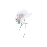 PIPPA PETAL HAT - WORTH AVENUE WHITE WITH BONITA BLOOMS