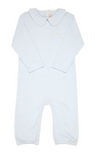 POTTER'S PLAYSUIT - BUCKHEAD BLUE STRIPE WITH MULTICOLOR STORK