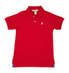 PRIM & PROPER POLO - RICHMOND RED WITH PARK CITY PERIWINKLE STORK