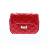 DIAMOND QUILTED CROSSBODY PURSE - VARIOUS COLORS
