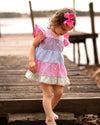 REMY RAINBOW SEERSUCKER DRESS