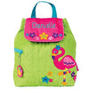 STEPHEN JOSEPH FLAMINGO QUILTED BACKPACK