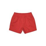 SHEFIELD SHORTS - RICHMOND RED WITH MULTICOLOR STORK