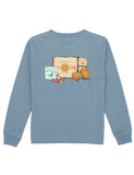 PROPERLY TIED STEEL BLUE CLAY DAY LONG SLEEVE TEE