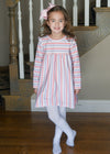 JAMES & LOTTIE CHARLOTTE STRIPE KNIT DRESS