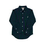 DEAN'S LIST DRESS SHIRT - FALL PARTY PLAID WITH WORTH AVENUE WHITE STORK