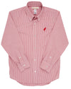 DEAN'S LIST DRESS SHIRT - RICHMOND RED WINDOWPANE