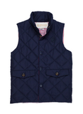 VAUGHN VEST - NANTUCKET NAVY WITH NANTUCKET NAVY STORK