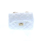 DIAMOND QUILTED CROSSBODY PURSE - VARIOUS COLORS