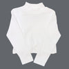 BAILEY BOYS WHITE KNIT UNISEX TURTLE NECK