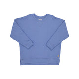 CASSIDY COMFY CREWNECK (LADIES) - PARK CITY PERIWINKLE QUILTED WITH GOLD STORK