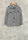 GIRLS HOUNDSTOOTH OVERSHIRT