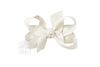 Hair Bow 3" Antique White