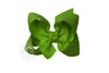 HAIR BOW 4.5" - APPLE