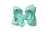 Hair Bow 4.5" Aquamarine