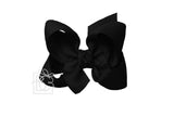 HAIR BOW 4.5" - BLACK