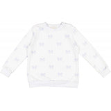 BLUE BOWS SWEATSHIRT