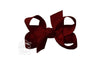 Hair Bow 3" Cranberry