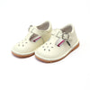 JOY CLASSIC LEATHER STITCH DOWN T-STRAP MARY JANE - ECRU