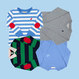 LONG SLEEVE CARTER CREWNECK - BARBADOS BLUE