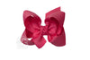 Hair Bow 4.5" Fuschia