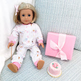 DOLLY'S NIGHT NIGHT - SWEET SEWANEE BIRTHDAY ANGELS WITH HAMPTONS HOT PINK