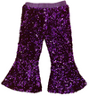 MARDI GRAS PURPLE SEQUIN GOGO PANTS