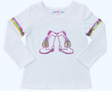 MARDI GRAS SEQUIN MARCHING BOOTS SHIRT