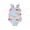 LONG BAY BATHING SUIT - FRENCH LEAVES FISHIES WITH BEALE STREET BLUE