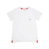 CARTER CREWNECK - WORTH AVENUE WHITE WITH BALLOON EMBROIDERY