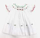 Emma Smock Christmas Bishop Dress