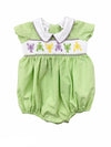 Lulu Bebe Mardi Gras Crawfish Smock Bubble NOAH-37-MG-CW