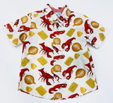 MICHAEL CRAWFISH SHORT SLEEVE BUTTON DOWN SHIRT