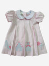 CASTLE PINK PLEAT DRESS