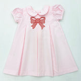 LULU BEBE DANA PINTUCK BOW DRESS